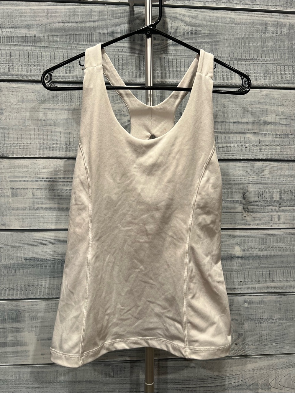Eddie Bauer Cream Racerback Athletic Tank